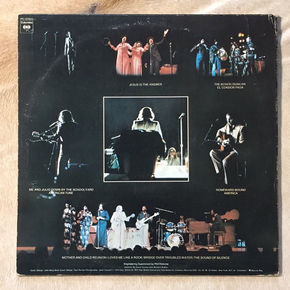 Paul Simon -“Paul Simon In Concert Live Rhymin’”LP - Picture 2 of 5